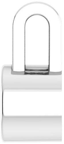 14K White 4.1 mm Round Pendant Mounting (3)