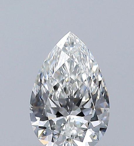0.31 carat G-VVS2 Natūralus Pear Deimantas (1)