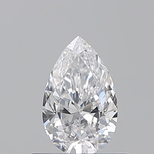0.52 carat D-VVS2 Natūralus Pear Deimantas (1)