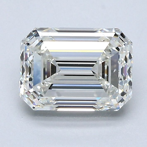 1.7 carat I-VVS2 Natūralus Emerald Deimantas (1)