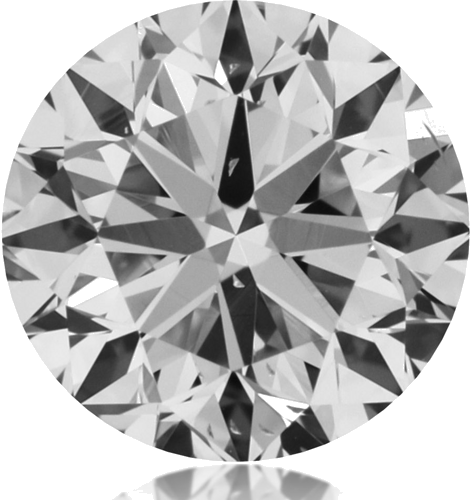0.3 carat H-SI1 Very Good cut Natūralus Round Deimantas (1)