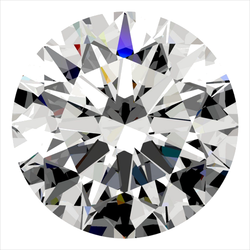 0.5 carat F-VS2 Excellent cut Natūralus Round Deimantas (1)
