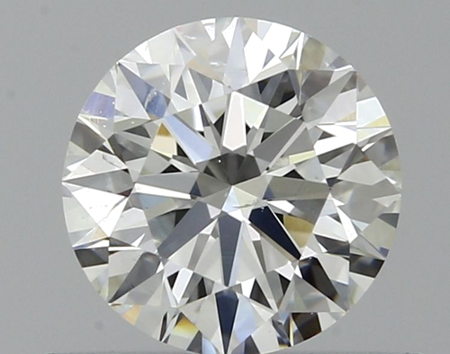 0.52 carat H-SI1 Excellent cut Natūralus Round Deimantas (1)