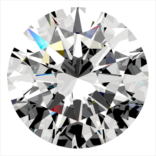 0.3 carat F-SI1 Excellent cut Natūralus Round Deimantas (1)