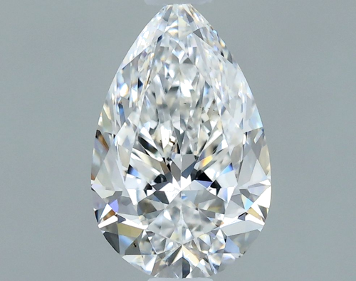 0.75 carat E-SI1 Natūralus Pear Deimantas (1)