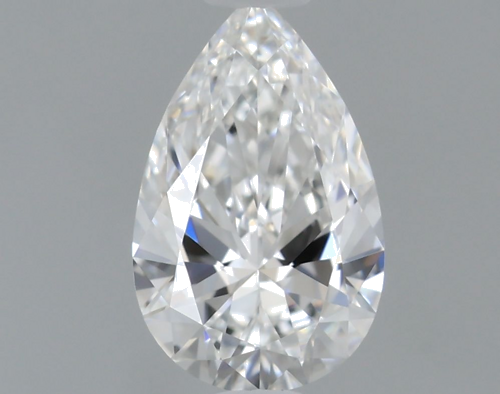 0.32 carat F-VVS1 Natūralus Pear Deimantas (1)