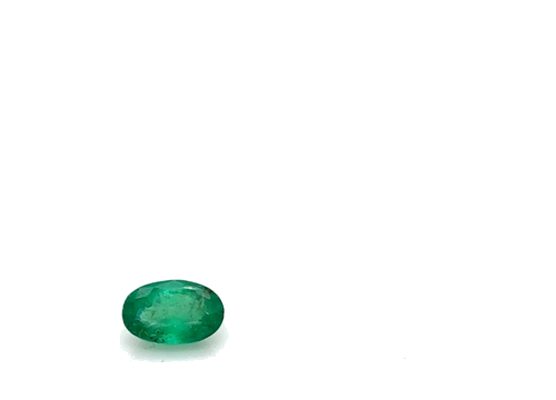 0.46 carat GREEN Oval Smaragdas (1)