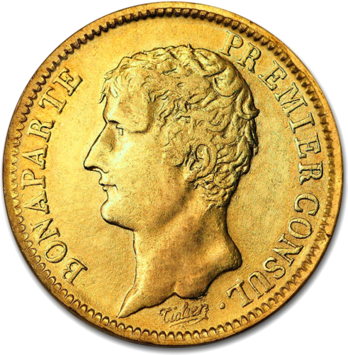 20 Franks Napoleon Bonaparte (1802-1803) French Empire (1)
