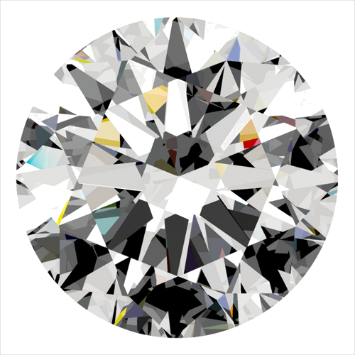 0.3 carat F-VS1 Very Good cut Natūralus Round Deimantas (1)