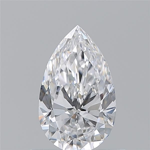 0.7 carat D-VS2 Natūralus Pear Deimantas (1)