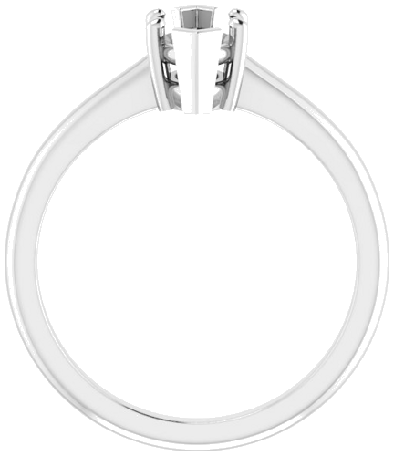 14K White 9x4.5 mm Marquise Solitaire Engagement Ring Mounting (2)
