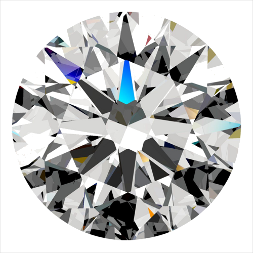 0.31 carat H-VVS1 Excellent cut Natūralus Round Deimantas (1)