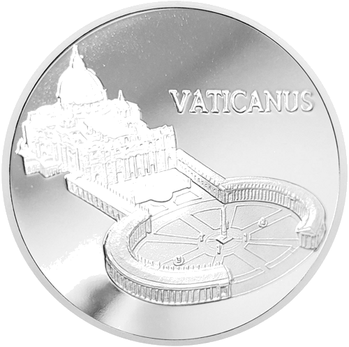1 oz Сребърен медал Папа Йоан Павел II (2)