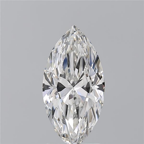 1.7 carat F-SI1 Natūralus Marquise Deimantas (1)