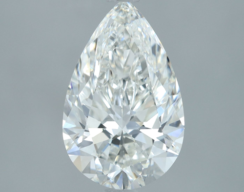 2.54 carat G-IF Natūralus Pear Deimantas (1)