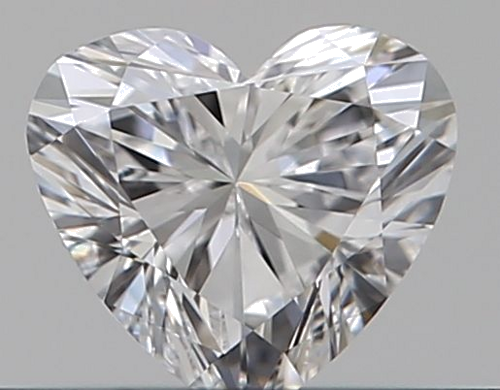 0.33 carat D-VVS2 Natūralus Heart Deimantas (1)