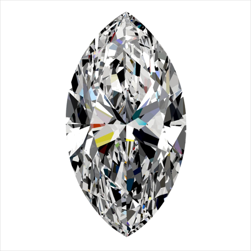 0.3 carat E-VS2 Natūralus Marquise Deimantas (1)