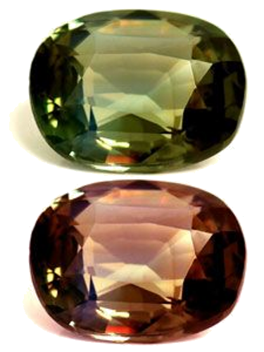 0.58 carat GREEN Cushion Alexandrite (1)