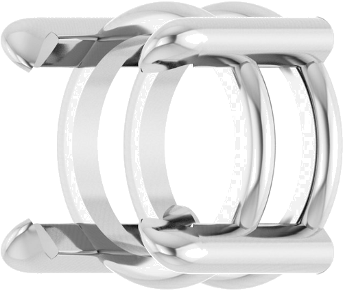 14K White 7 mm Round Pendant Mounting (2)