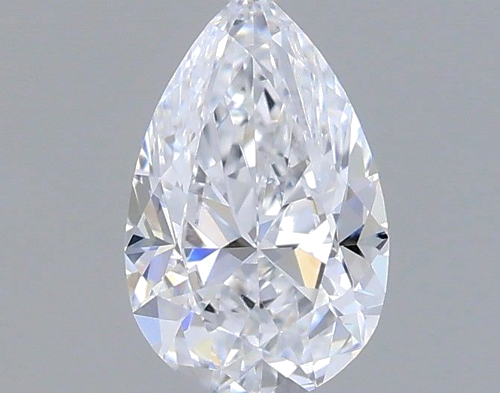 0.3 carat D-VS2 Natūralus Pear Deimantas (1)