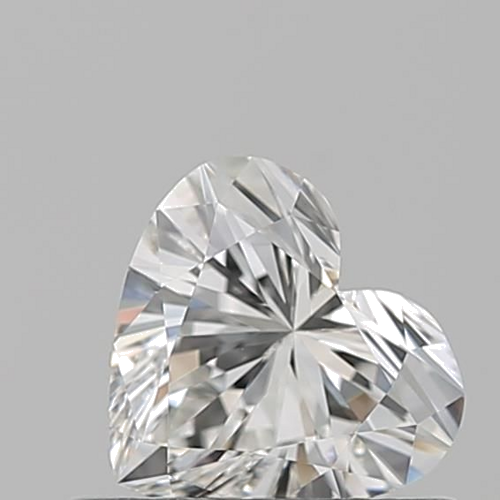 0.5 carat H-VVS2 Natūralus Heart Deimantas (1)