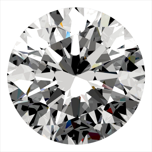 0.3 carat D-VVS1 Excellent cut Natūralus Round Deimantas (1)