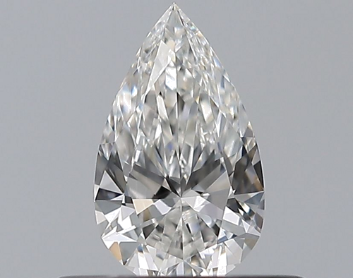 0.35 carat F-VVS2 Natūralus Pear Deimantas (1)