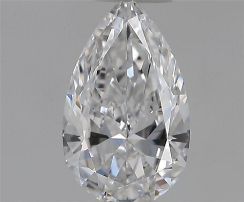 0.4 carat D-VVS2 Natūralus Pear Deimantas (1)