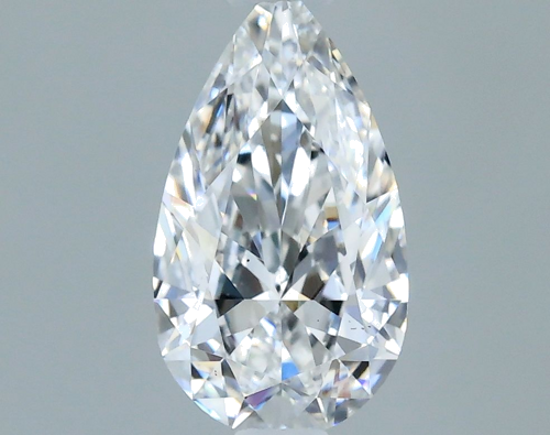 0.51 carat D-VS2 Natūralus Pear Deimantas (1)
