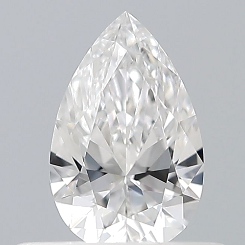 0.35 carat D-VVS1 Natūralus Pear Deimantas (1)