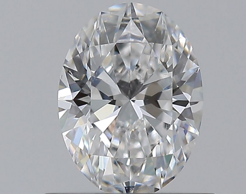 0.66 carat E-SI1 Natūralus Oval Deimantas (1)