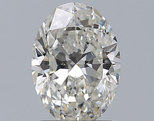 1.7 carat I-SI2 Natūralus Oval Deimantas (1)