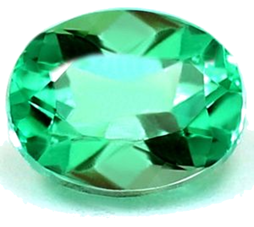 0.4 carat GREEN Oval Smaragdas (1)