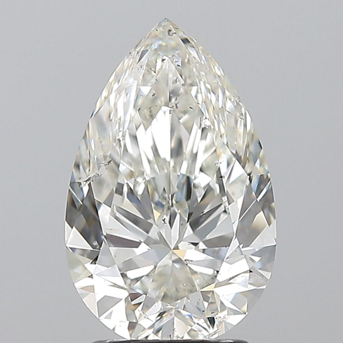 2.51 carat I-SI2 Natūralus Pear Deimantas (1)