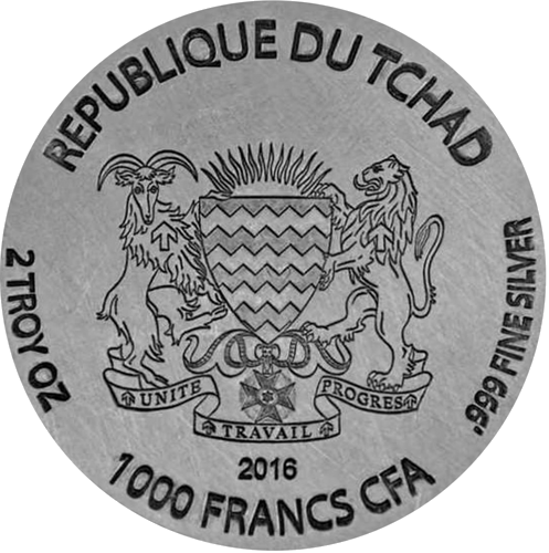 2 oz Horus 2016 Chad silver coin (2)