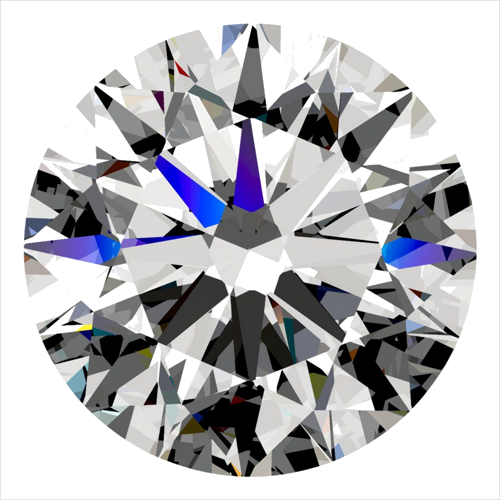 0.35 carat D-VVS2 Excellent cut Natūralus Round Deimantas (1)