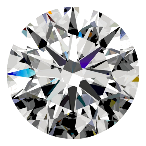 0.35 carat F-VVS1 Excellent cut Natūralus Round Deimantas (1)