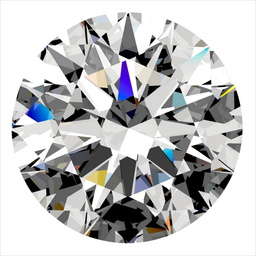 0.32 carat H-VVS1 Excellent cut Natūralus Round Deimantas (1)