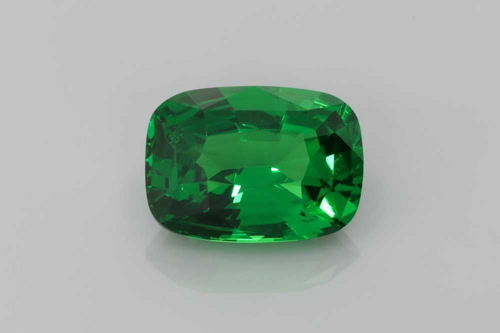 3.07 carat GREEN Cushion Garnet (1)