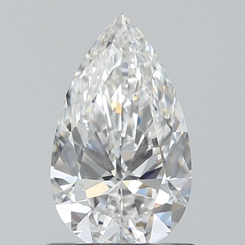 0.8 carat E-VS1 Natūralus Pear Deimantas (1)
