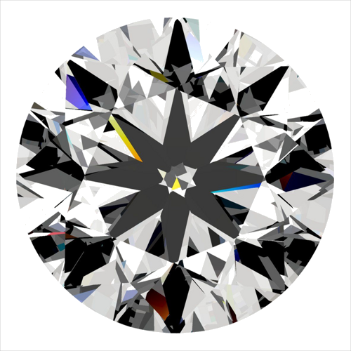 0.3 carat G-SI2 Very Good cut Natūralus Round Deimantas (1)