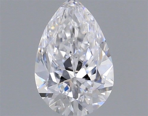 0.3 carat D-VVS2 Natūralus Pear Deimantas (1)