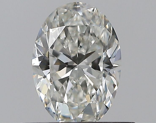 0.5 carat G-SI1 Natūralus Oval Deimantas (1)