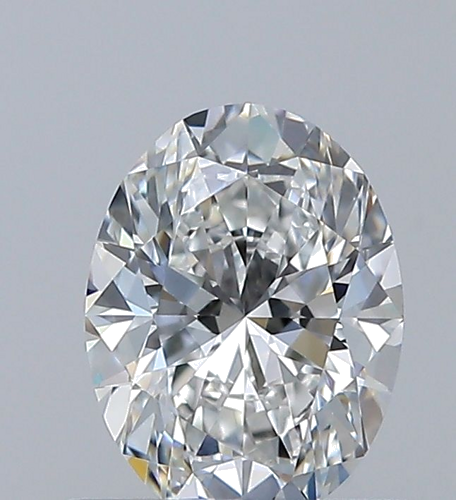0.62 carat F-VVS2 Natūralus Oval Deimantas (1)