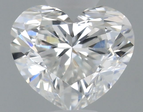0.3 carat F-VVS2 Natūralus Heart Deimantas (1)