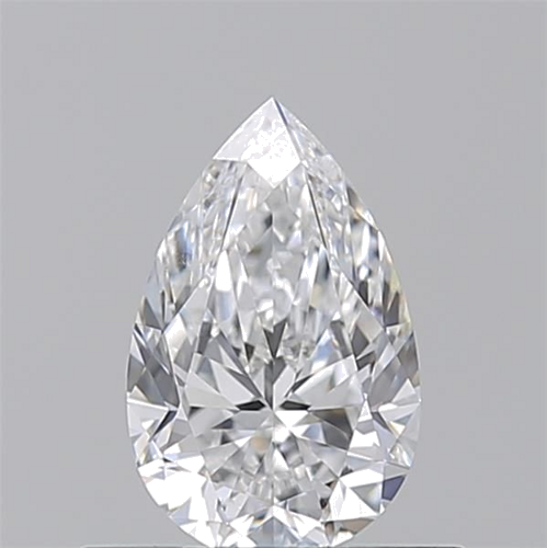 0.51 carat E-VS2 Natūralus Pear Deimantas (1)