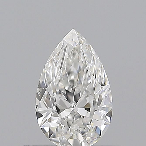 0.51 carat F-VVS2 Natūralus Pear Deimantas (1)