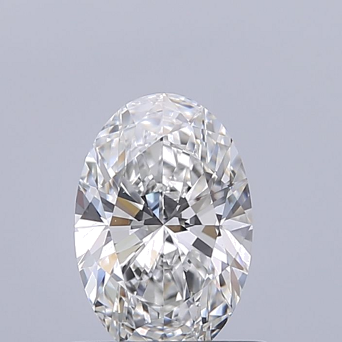 0.6 carat F-VVS2 Natūralus Oval Deimantas (1)