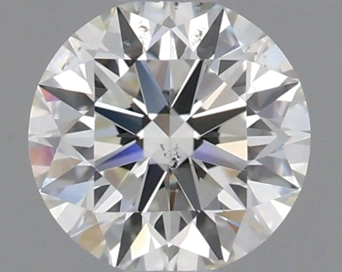 0.61 carat K-SI1 Excellent cut Natūralus Round Deimantas (1)