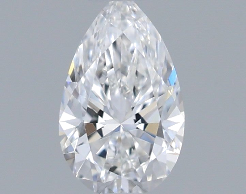 0.27 carat E-VVS1 Natūralus Pear Deimantas (1)